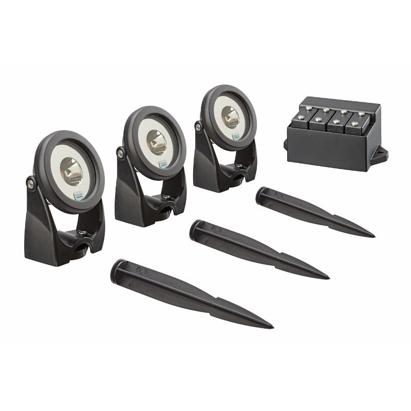OASE-42634 Lunaqua POWER LED Set 3  5,8Wx3 OASE  zestaw oświetlene do oczka wodnego 