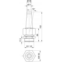 Dysza Komet 15 - 17 Silver 50724-Oase 0,5 - 12m