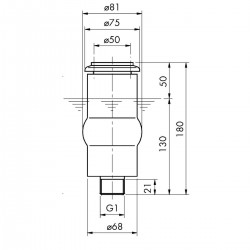 Schaumsprudler 55-10E 50986-Oase 0,25 - 3,5m Wymiary