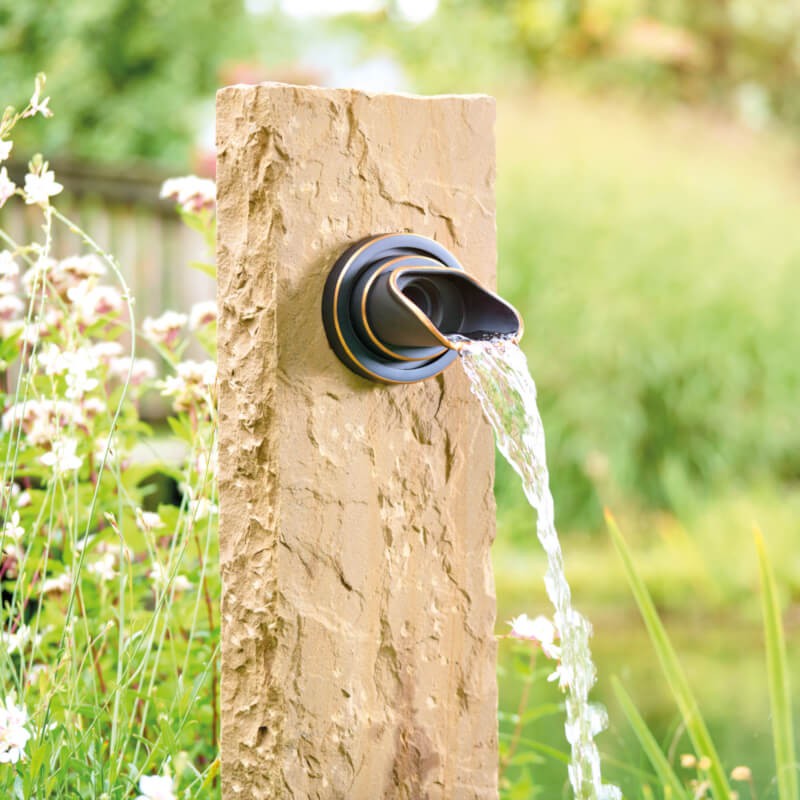 84181 Wall Spout Ellipse Bronze  Wylewka w kamieniu