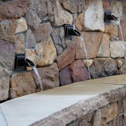 Wylewka Oase-84179  Wall Spout Circle Bronze