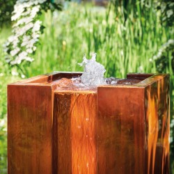 Oase-88427 Fontanna ogrodowa Cube 90 CS Corten