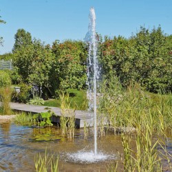 dysza Oase 45480 Cluster Eco 15 - 38 zamontowana na oczku wodnym