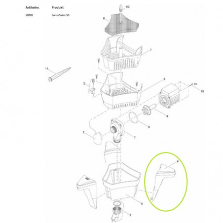 11466 Pływak swimskim 50 CWS