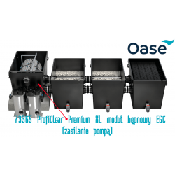 OASE-73365 ProfiClear Premium TF-XL moduł pompowy EGC widok całego zestawu filtracyjnego
