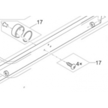18791 Łożysko bębna filtra bębnowego