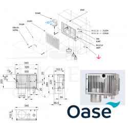 Wielofunkcyjna Armatura Ścienna Oase UWK 100 E (51120)