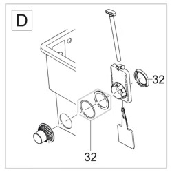 34859 Oase Zestaw uszczelniający wylot BioTec 40/60000
