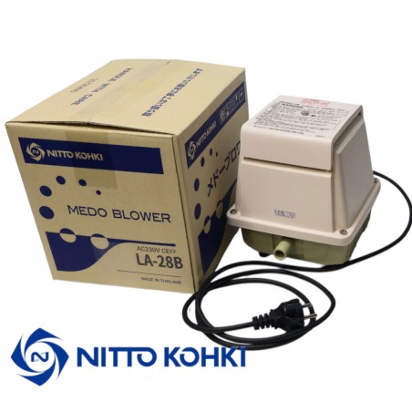 Kompaktowy napowietrzacz klasy premium – Nitto Kohki LA-28B (28 L/min)