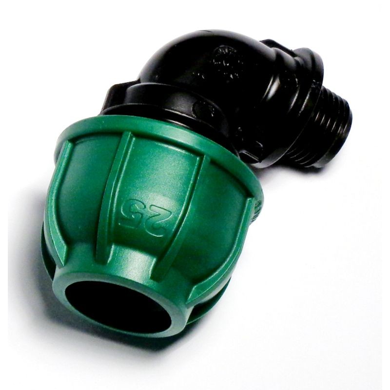 Kolano PE 25-1/2" GZ FISH